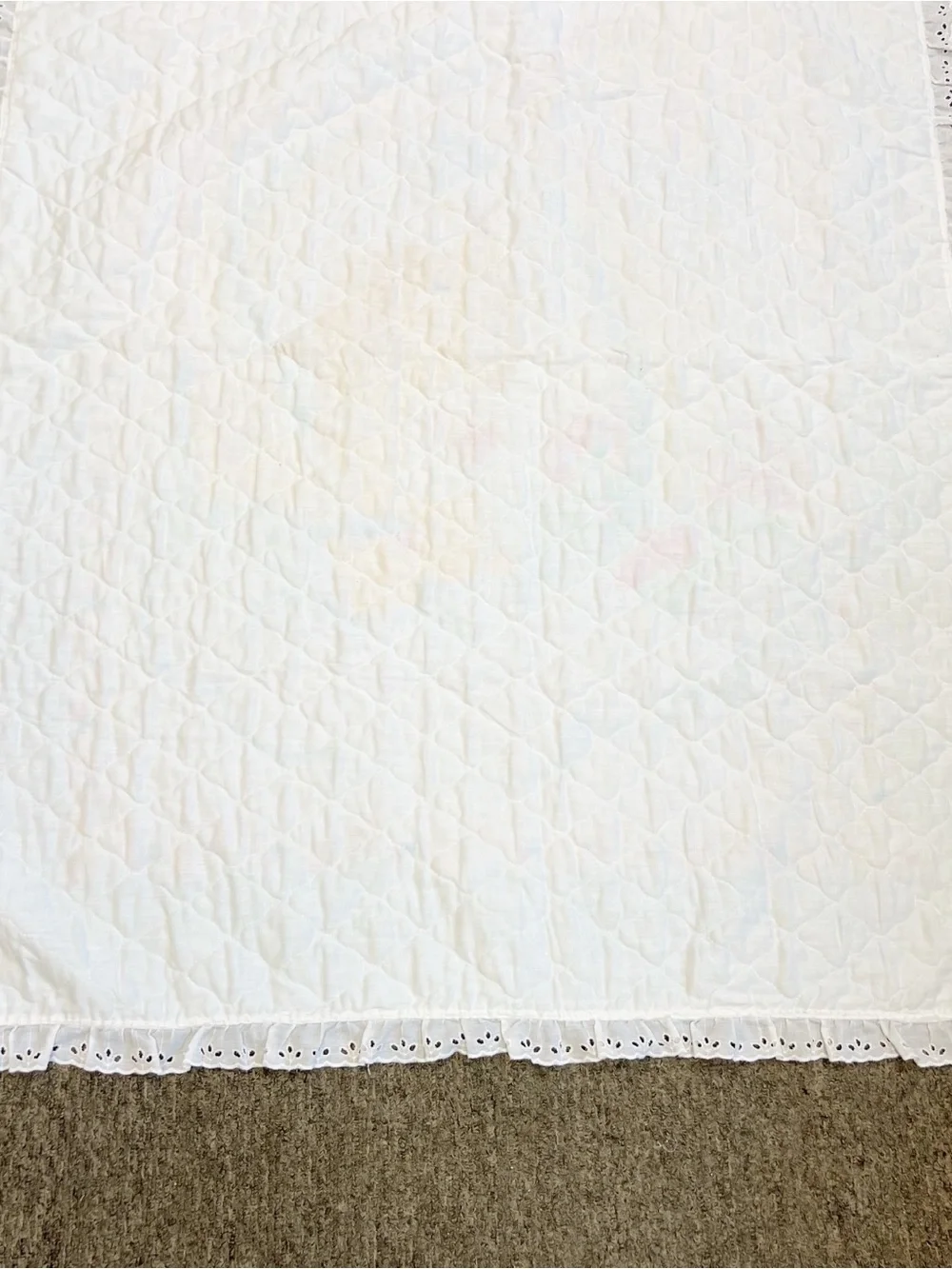 Vintage Care Bears Brave Heart Lion Blanket/Quilt Love Makes Everyday Beautiful